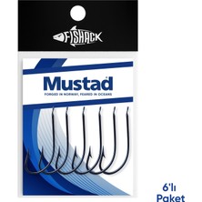 Olta Iğnesi - Mustad - 2300 - Lacivert - No: 2  (6'lı Paket)