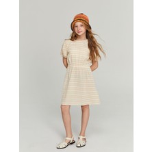 Lc Waikiki Yeni Sezon Bisiklet Yaka Kız Çocuk Elbise