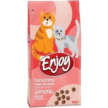 Enjoy Sterilised Somonlu Kısırlaştırılmış Kedi Maması 10 kg