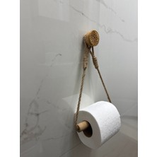 Tuvalet Kağıdı Tutacağı, Delme Gerektirmez, Tuvalet Kağıdı Askılığı, Vintage Havlu Askısı, Wc Kağıtlığı, Tuvalet, Banyo, Vintage Dekorasyon, Bohem Dekorasyon, Mutfak El Havluluğu, Mutfak Askılığı
