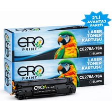 Ero Print HP 78A /CE278A Muadil Toner - 2'li Avantaj Paket