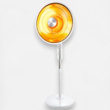 1200W Ayaklı Seramik Isıtıcı | Sessiz, Hava Üflemez, Güvenli Isınma