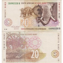 Banknoting Güney Afrika Cumhuriyeti 20 Rand 1993 Çok Çok Temiz+