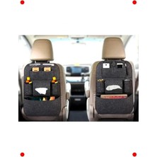 Calperia 2'li Oto Koltuk Arkası Organizer Seti - Çok Cepli