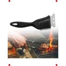 Calperia Paslanmaz Çelik 2'si 1 Arada Mangal Tezleme Fırçası