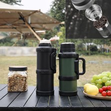 Travel 2 Litre Çelik Termos | 12–24 Saat Sıcak & Soğuk Koruma | Büyük Boy