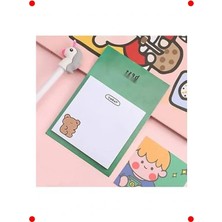Calperia Ayıcık Temalı Renkli Yapışkan Not Seti