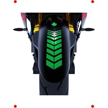 Calperia Reflektif Motosiklet Çamurluk Sticker Seti 2 Adet