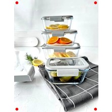 Calperia 5'li Set Cam Saklama Kabı