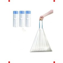 Calperia Kedi Tuvaleti Büzgülü Çöp Poşeti Seti (3X15 Adet)