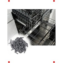 Calperia Bulaşık Makinesi Sepet Uçları - 100 Adet Gri Koruyucu