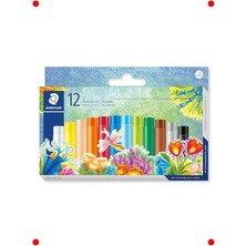 Calperia Jumbo Yağlı Pastel Boya Seti - 12 Canlı Renk