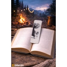 Kedi Figürlü Kitap Ayracı