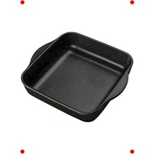 Calperia Yapışmaz Siyah Kare Fırın Tepsisi 22X22 cm