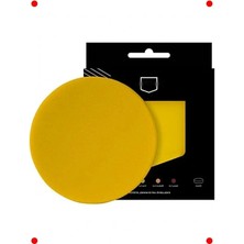 Calperia Hava Kanallı Yumuşak Polisaj Pedi - 150 mm Sarı