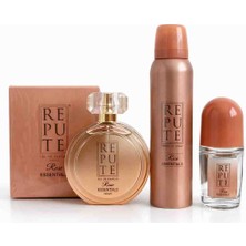 Repute Rose Essentıals Parfüm Kadın ve Deodorant Roll-On Seti