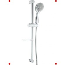 Calperia Krom Sürgülü El U Takımı, 3 Fonksiyon, Duvara Monte