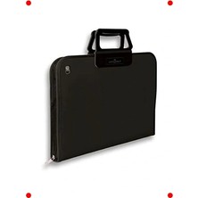 Calperia Büyük Boy Siyah Proje Taşıma Çantası