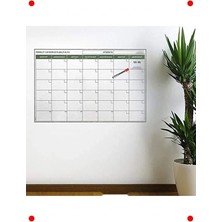 Calperia 85X56CM Manyetik Aylık Program Takvimi