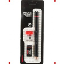 Calperia Pratik Sınav Hazırlık Seti - Kalem, Silgi, Kalemtraş