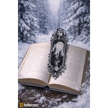 Baykuş ve Şato Temalı Kitap Ayracı