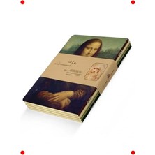 Calperia A6 Eskiz ve Not Defteri Seti (4'lü), Tuval Dokulu