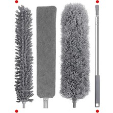 Calperia Teleskopik 3'lü Tezlik Seti - Uzayabilir Toz Alma