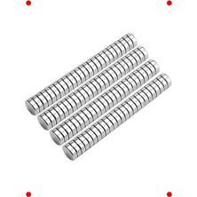 Calperia Neodim Disk Mıknatıslar 5X1MM - Çok Amaçlı 100 Adet