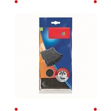 Calperia 2'li Paslanmaz Çelik Ovma Pedi, Zor Lekeler Için