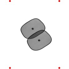 Calperia Araba Arka Yan Cam Güneşlik Perdesi Seti