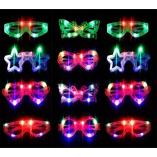 Ett LED Işıklı Yanar Söner Parti Gözlüğü Seti 12 Adet Dinç Store - 004982