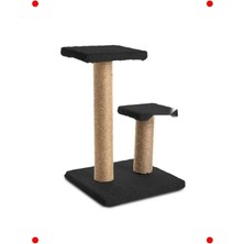 Calperia 2'li Kedi Tırmalama Tahtası 42 cm Siyah