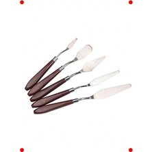 Calperia 5 Parça Paslanmaz Çelik Palet Bıçağı Seti - Sanatçılar Için