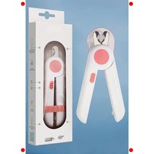 Calperia Işıklı Evcil Hayvan Tırnak Makası, Törpülü (Pembe)