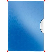 Calperia A4 Sıkıştırmalı Dosya - Metalik Mavi