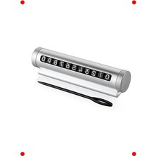 Calperia Çermeli  Araç Içi Park Numaratörü Gümüş