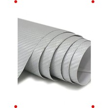 Calperia Gri Karbon Fiber Görünümlü Kaplama Folyosu - 127X20 cm