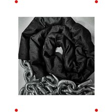 Calperia 16MM G80 Motosiklet Güvenlik Zinciri - 2 Metre Kılıflı