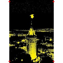 Calperia Galata Kulesi Neon Yapboz - 1000 Parça Parlak Bulmaca