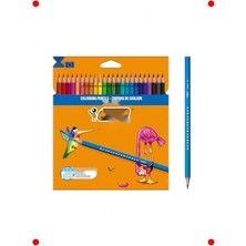 Calperia Ağaçsız Kuru Boya Seti 24 Renk - Kıymıksız, Dayanıklı