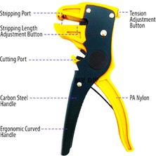 Tograt Papağan Pense Kablo Ucu Sıyırıcı Pense Kablo Soyucu Kesici