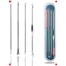 Calperia Cilt Tezleme Komedon Seti, 4 Parça Paslanmaz