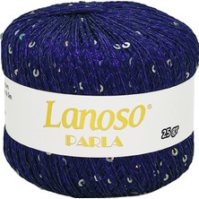 Parla Simli Pullu El Örgü Ipi - 5451 Lacivert