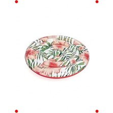 Calperia Palmiye Desenli Şişme Havuz Yatağı - 158 cm