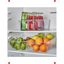 Calperia Şeffaf Buzdolabı/kiler Düzenleyici Kutu Xl