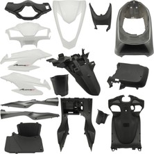 Monero Honda Activa S Kaporta Seti Beyaz Yeni Model