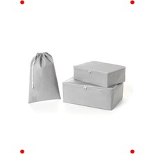 Calperia 3'lü Gri Bul Içi Düzenleyici Set