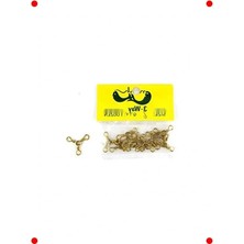 Calperia Pirinç 3 Yollu Fırdöndü Seti - No:6 (12 Adet)