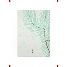 Calperia Çam Ağacı Desenli Haftalık Ajanda 2023 - 17X24 cm