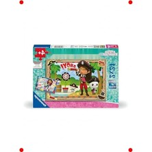 Calperia Çocuklar Için 2X24 Parça Sevimli Ev Temalı Puzzle